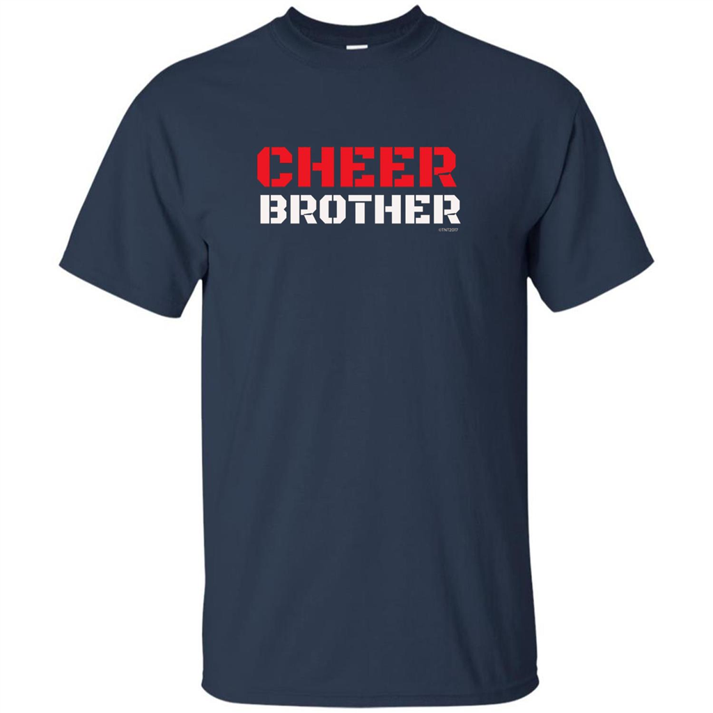 Cheer Brother T-Shirt for Brothers of Cheerleaders Navy