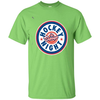 Hockey Night In Detroyet T-shirt Lime