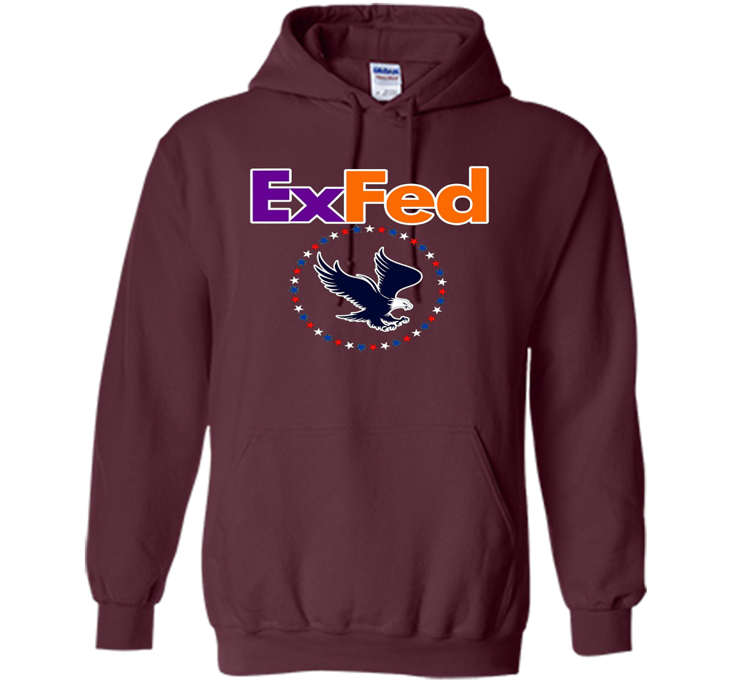 Funny Retired Federal Government Worker EX FED T-shirt t-shirt Maroon