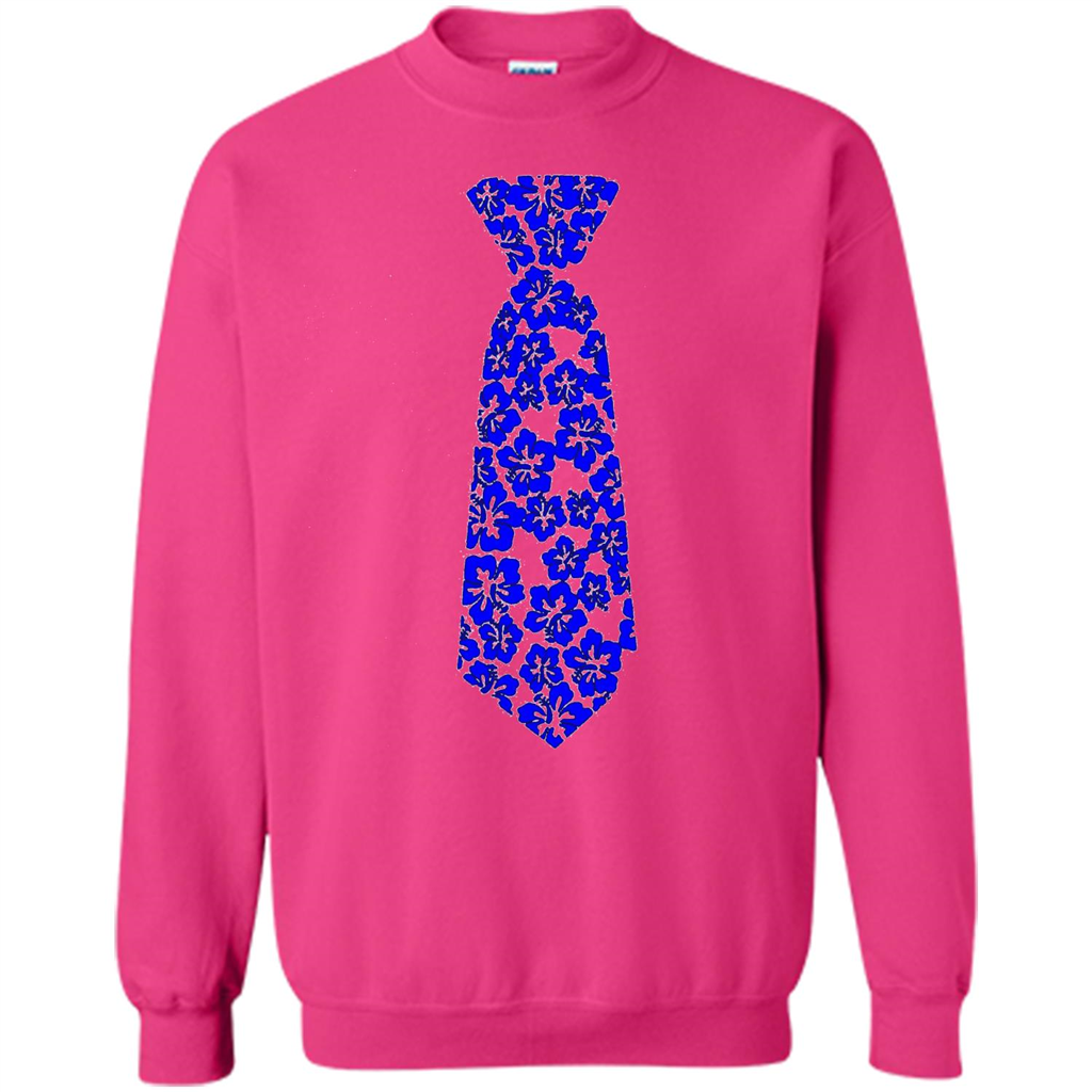 Hawaiian T-shirt Floral Tie