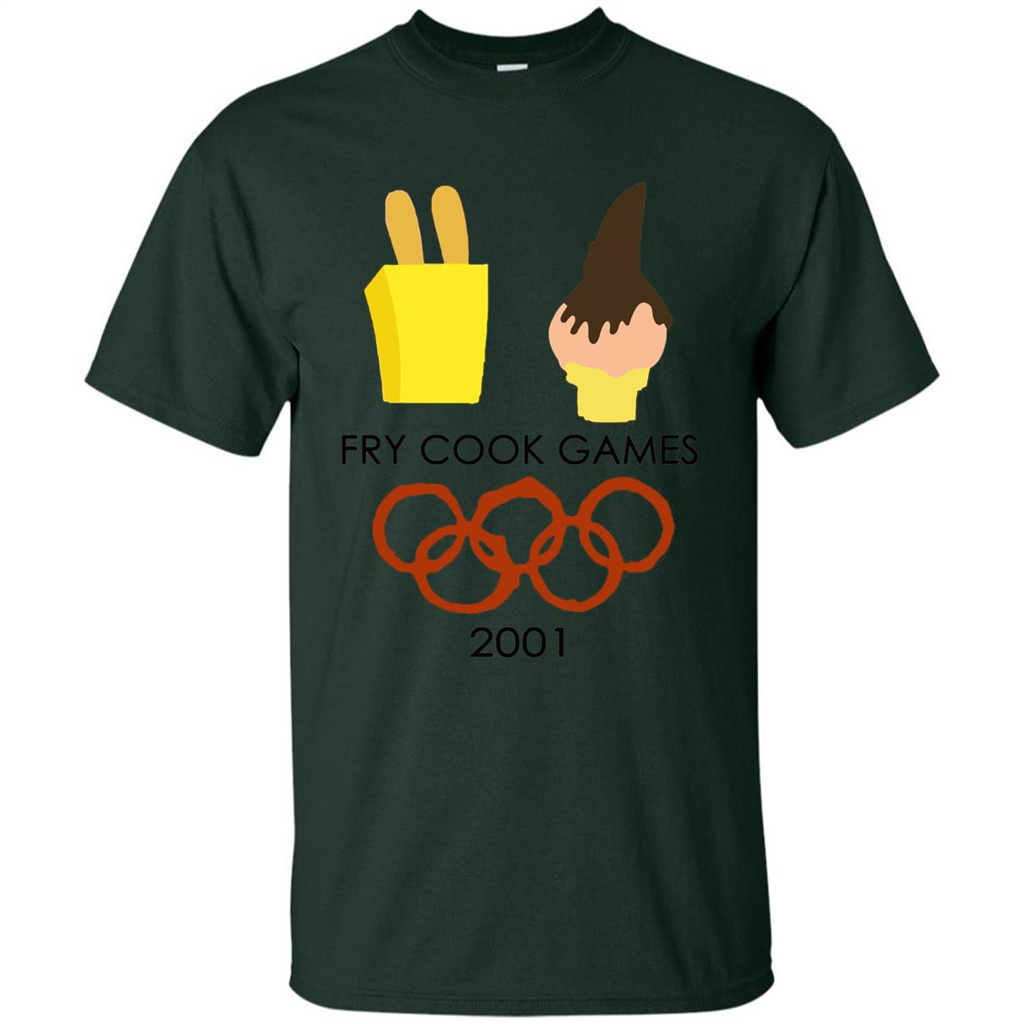 Fry Cook Games T-shirt Forest Green