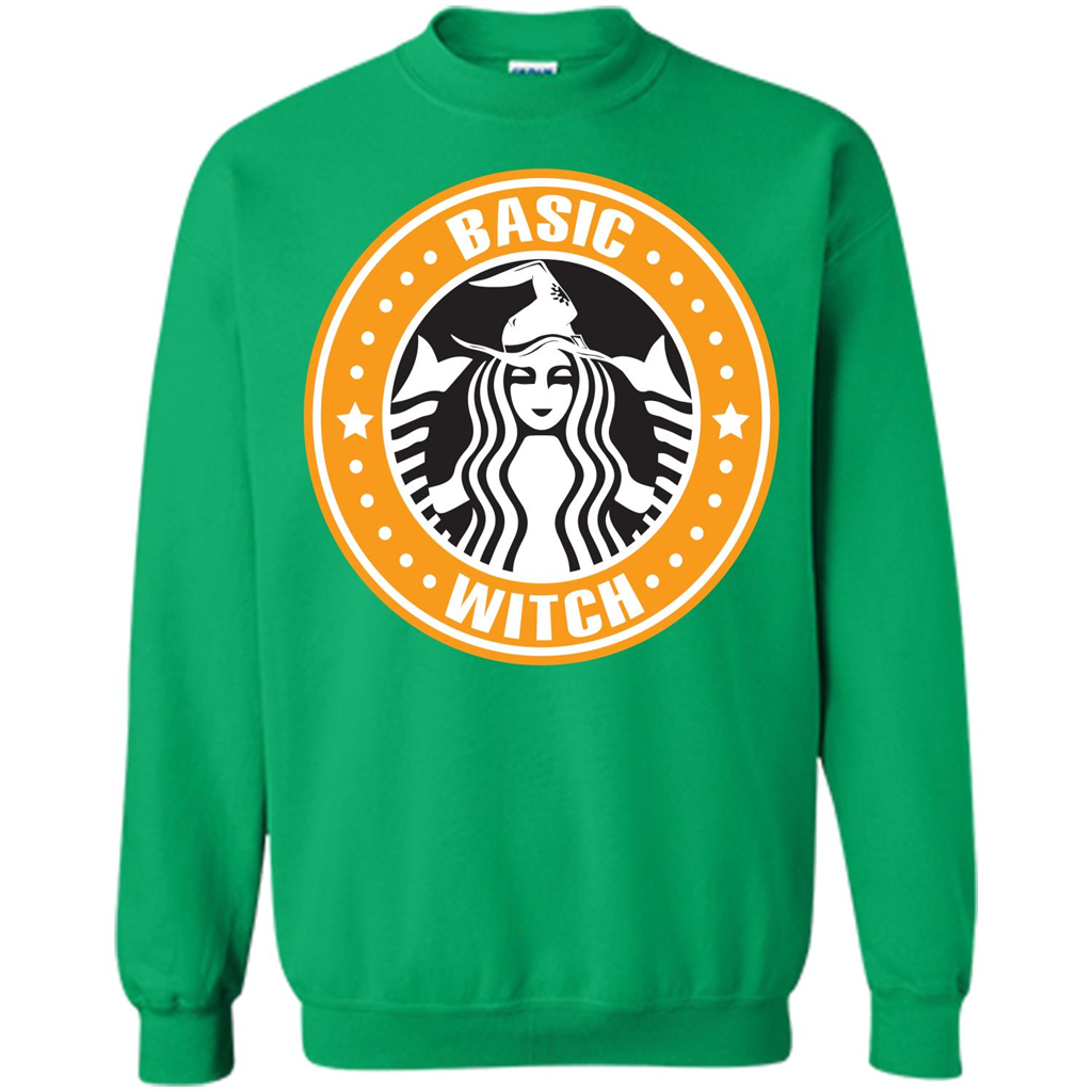 Halloween T-shirt Basic Witch T-shirt Irish Green