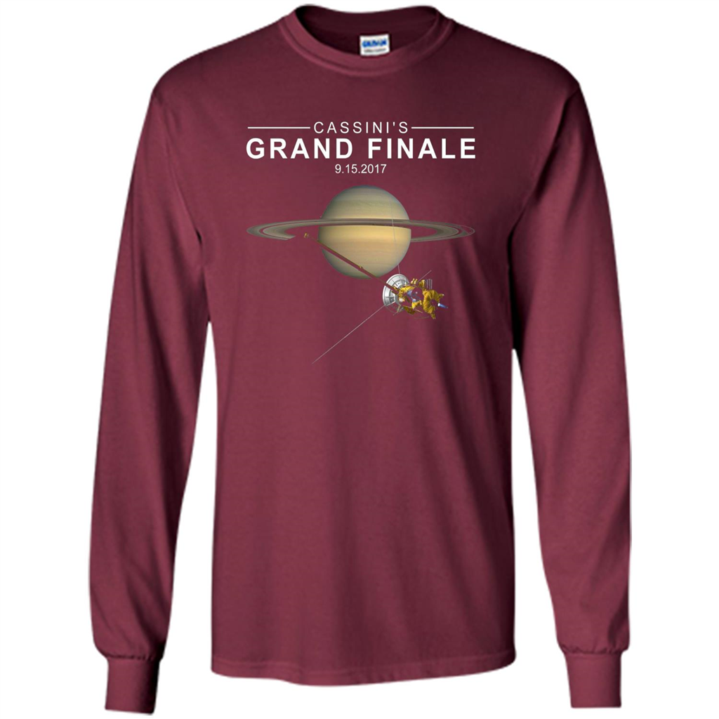 Cassini Grand Finale Space T-shirt Maroon