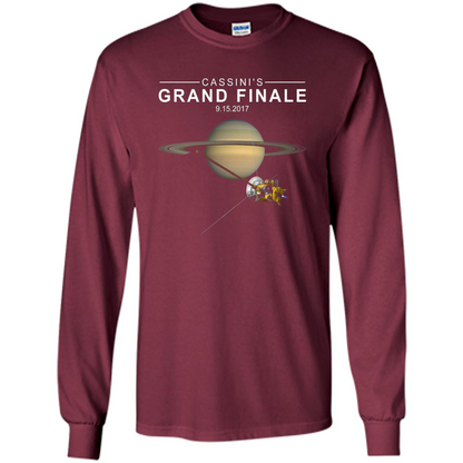 Cassini Grand Finale Space T-shirt Maroon