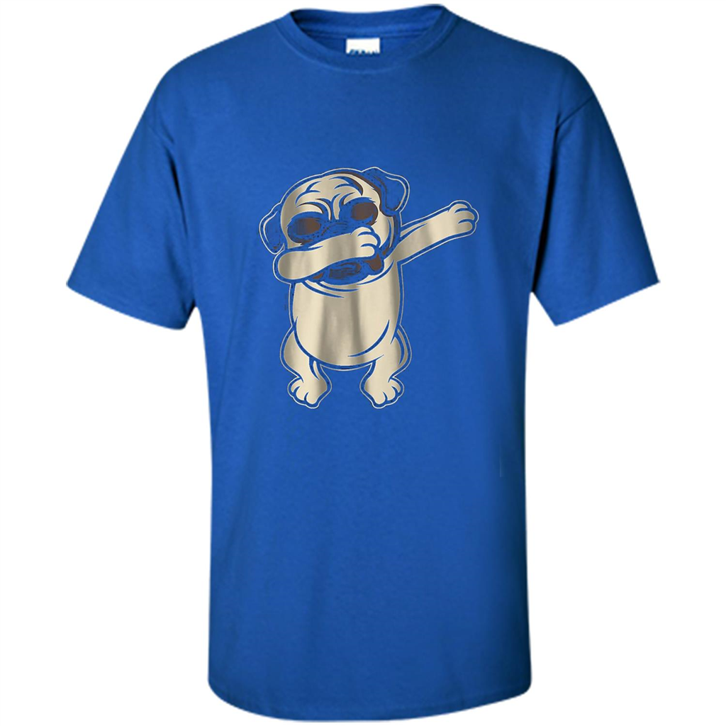 Pug Dabbing T-shirt Royal