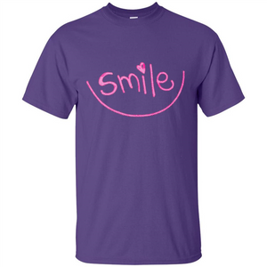 Smile Happy Motivational Smiley Face T-Shirts