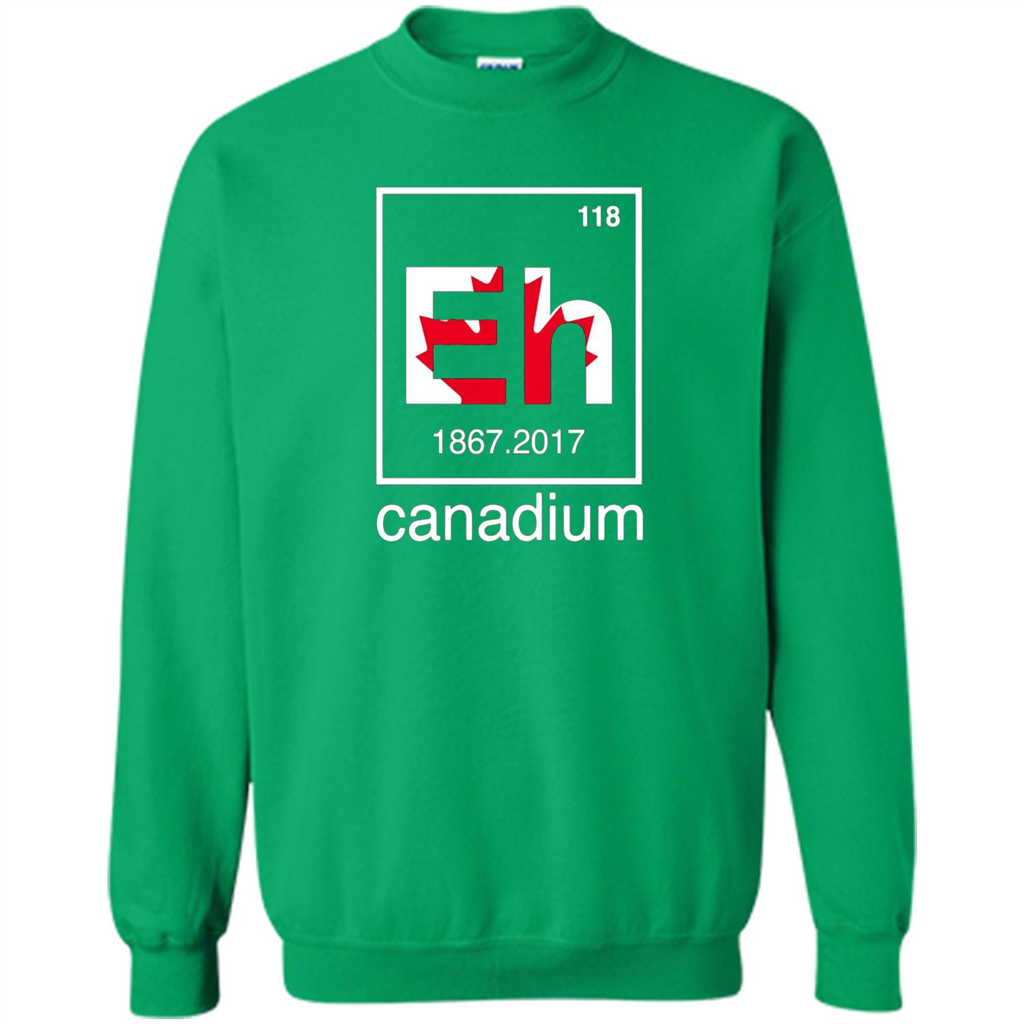 Funny Canadian T-shirt Canada Element Eh - 150 years T-Shirt Irish Green