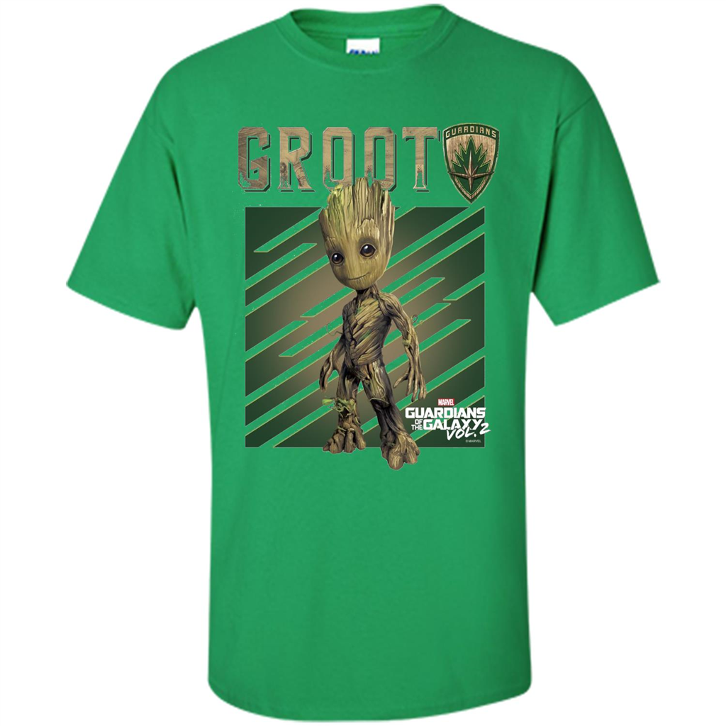 Groot Guardians of Galaxy 2 Growth Graphic T-Shirt Irish Green