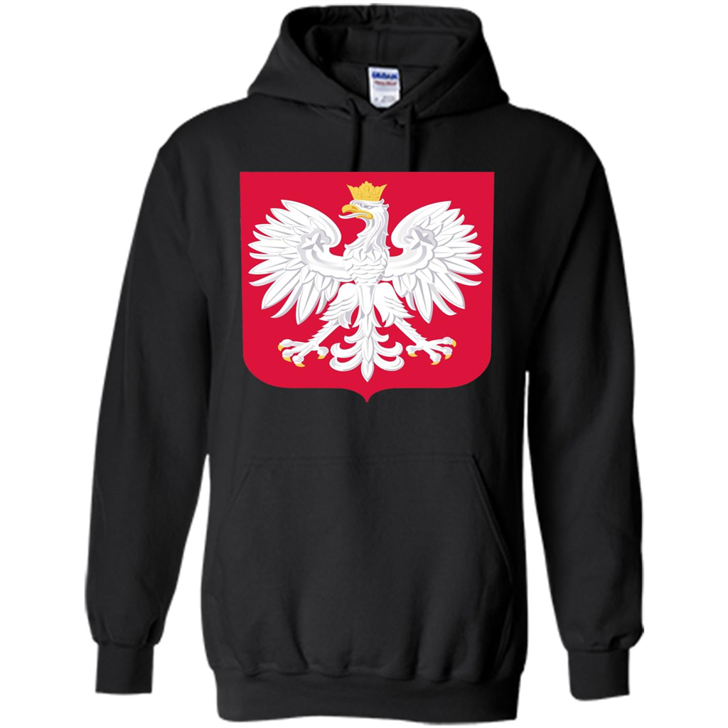 Polish Eagle T-shirt Polska Poland T-shirt Black