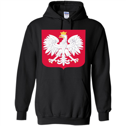 Polish Eagle T-shirt Polska Poland T-shirt Black