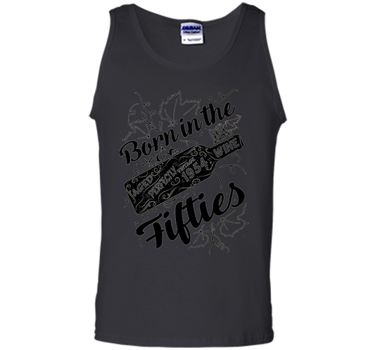 Vintage Made In 1954 Born Fifties Wine Gifts Birthday Shirt shirt Black