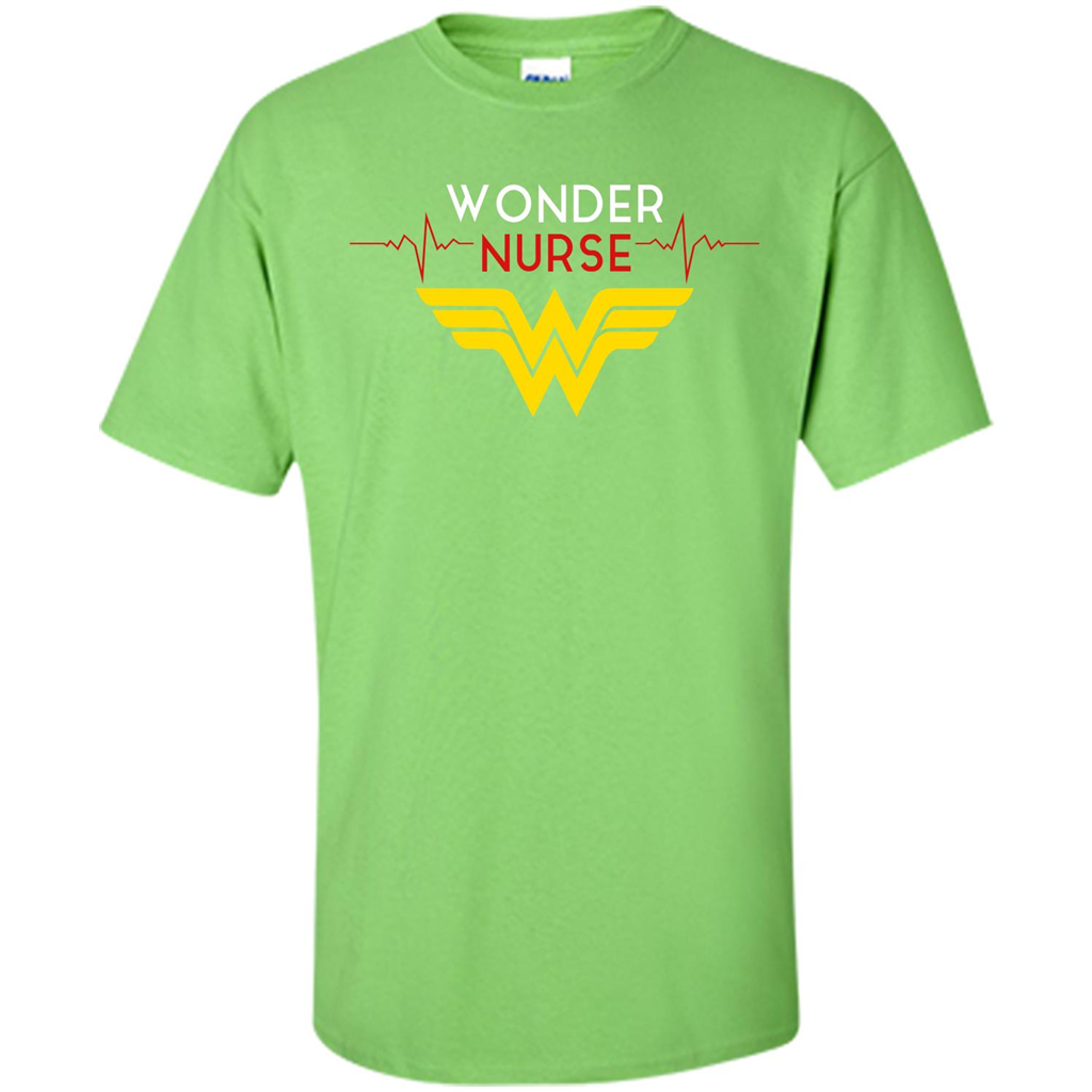 Nurse Lover. Wonder Nurse T-shirt Lime