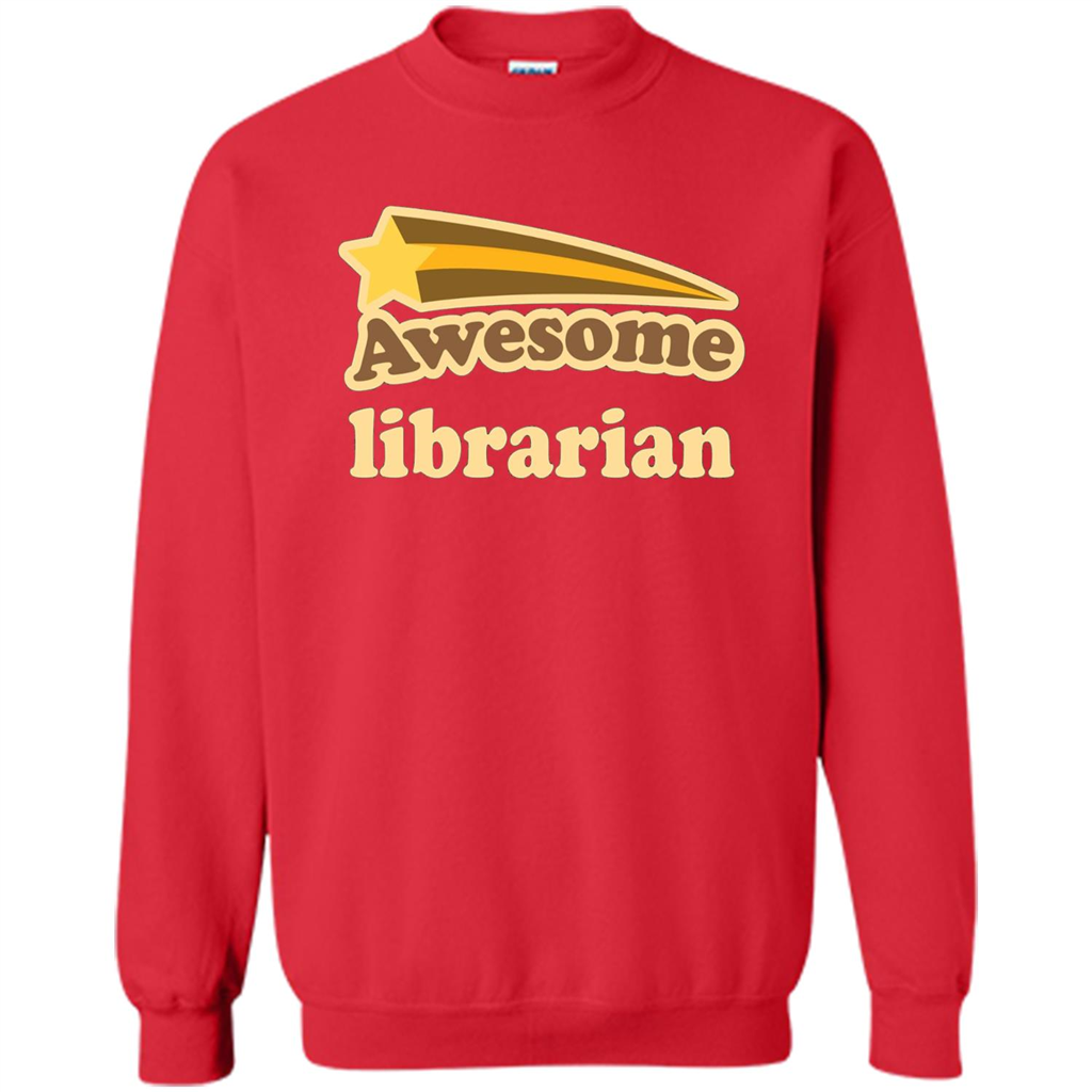 Awesome Librarian T-shirt Red