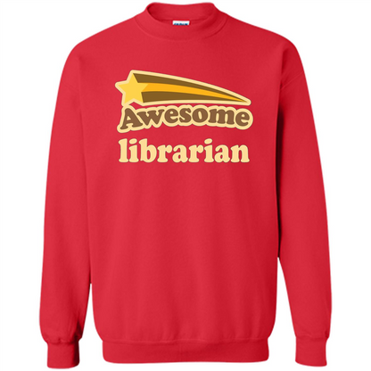 Awesome Librarian T-shirt Red