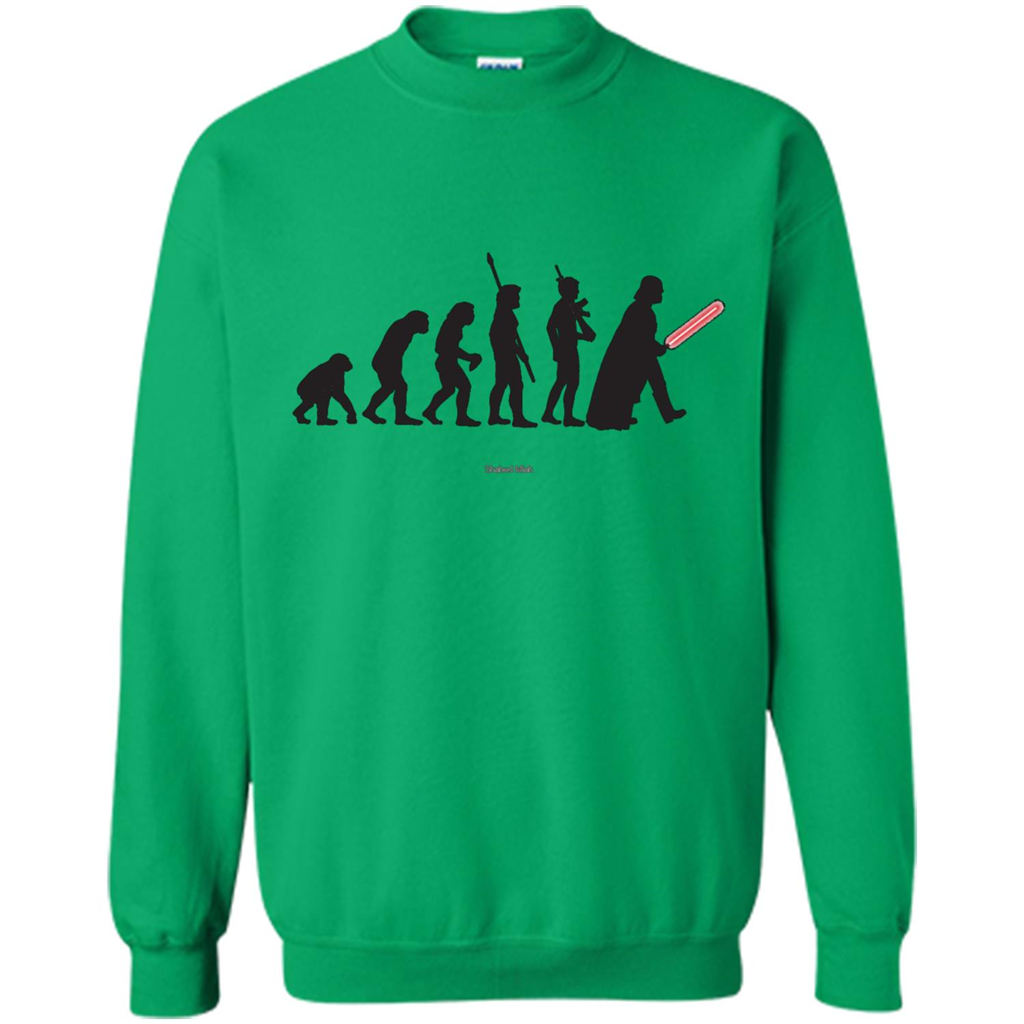 Movies Lover T-shirt Human Evolution Irish Green