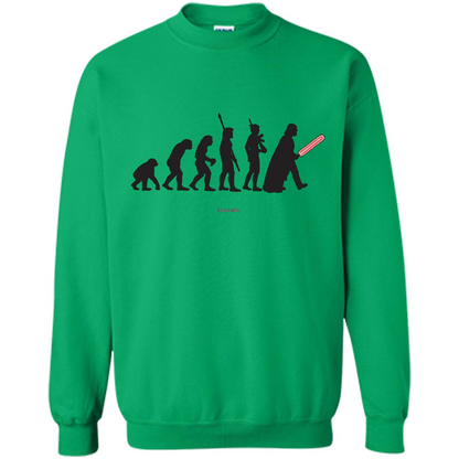 Movies Lover T-shirt Human Evolution Irish Green