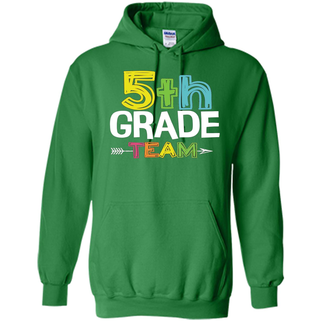 Back To School T-shirt Team Fifth Grade Teacher Irish Green