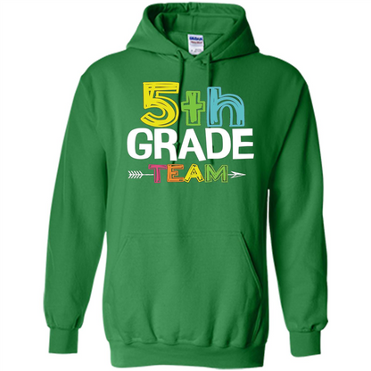Back To School T-shirt Team Fifth Grade Teacher Irish Green