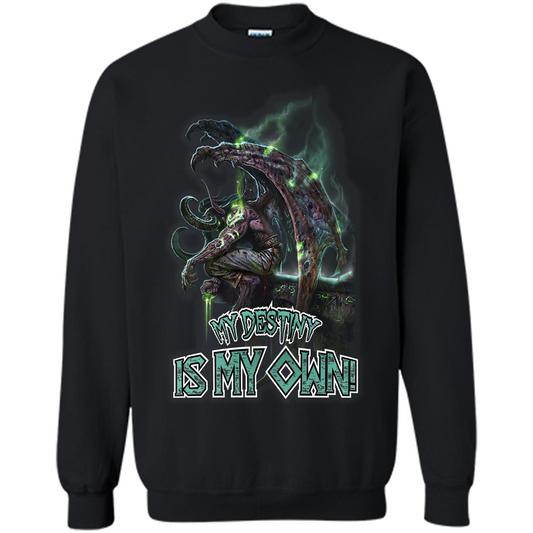 World of Warcraft T-shirt My Destiny Is My Own T-shirt Black