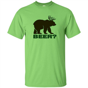 Bear Deer Bear Beer Funny T-shirt