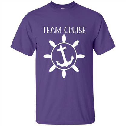Boat Anchor Team Cruise T-shirt Purple