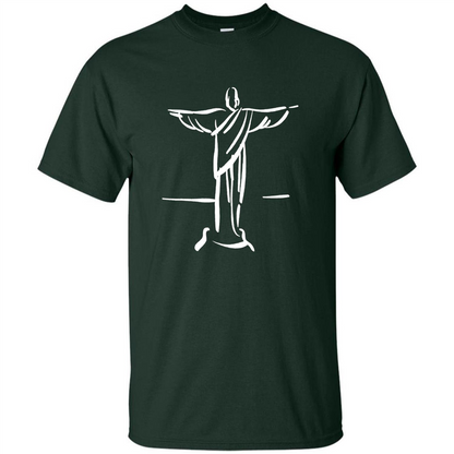 Brazil Christ The Redeemer - Cristo Redentor Brasil T-shirt Forest Green