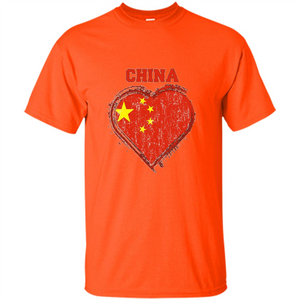 Chinese T-shirt Chinese Flag Shirt