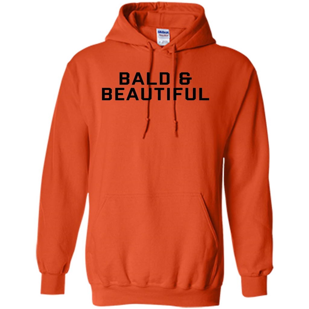 Bald and Beautiful T-shirt Orange