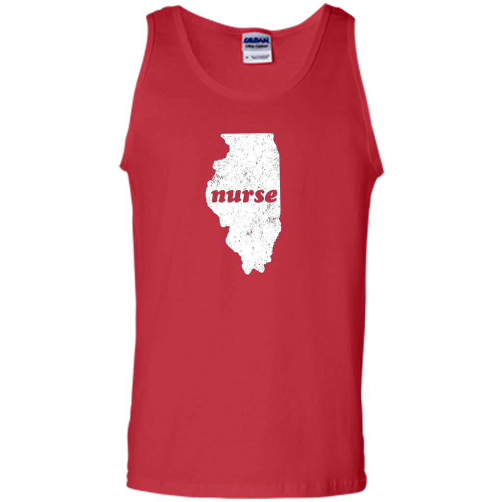 Nursing T-shirt Nurse Graduation Illinois T-shirt Red
