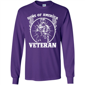 Military T-shirt Sons Of America Veteran