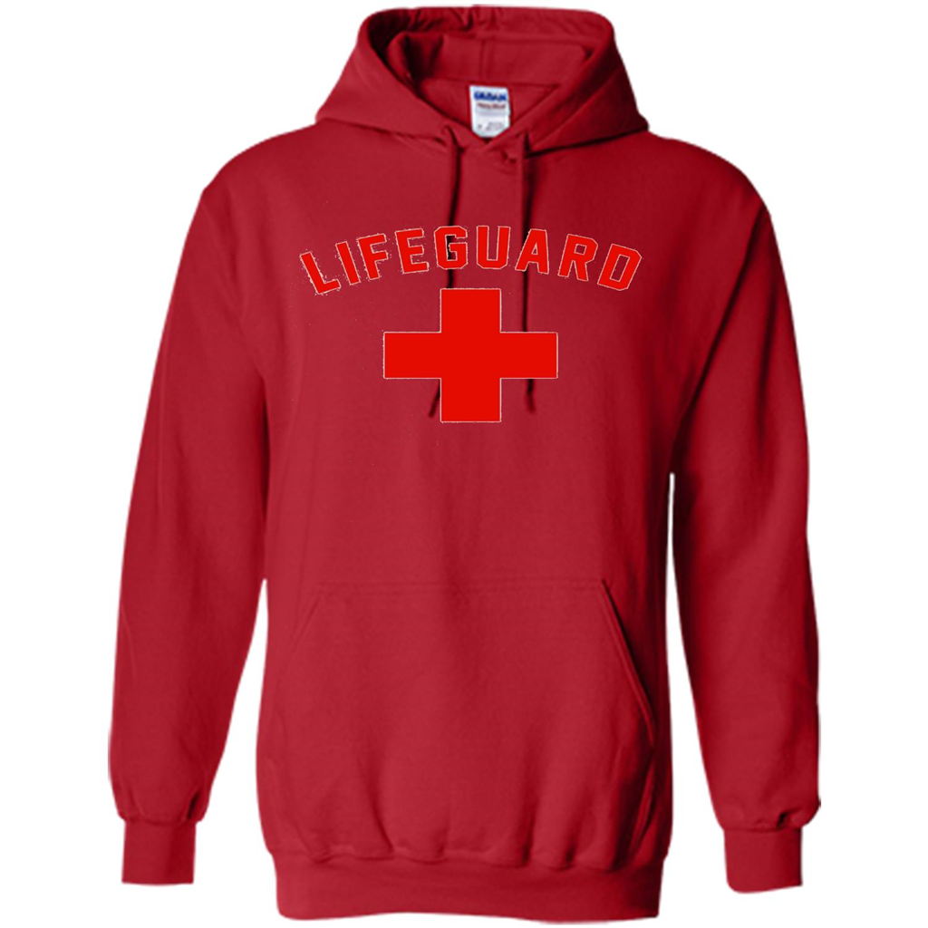 Lifeguard Red And White T-Shirt Red