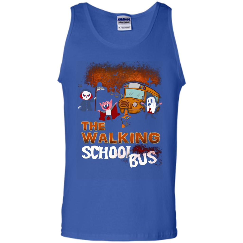 Halloween T-shirt The Walking School Bus T-shirt Royal