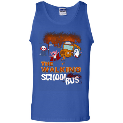 Halloween T-shirt The Walking School Bus T-shirt Royal