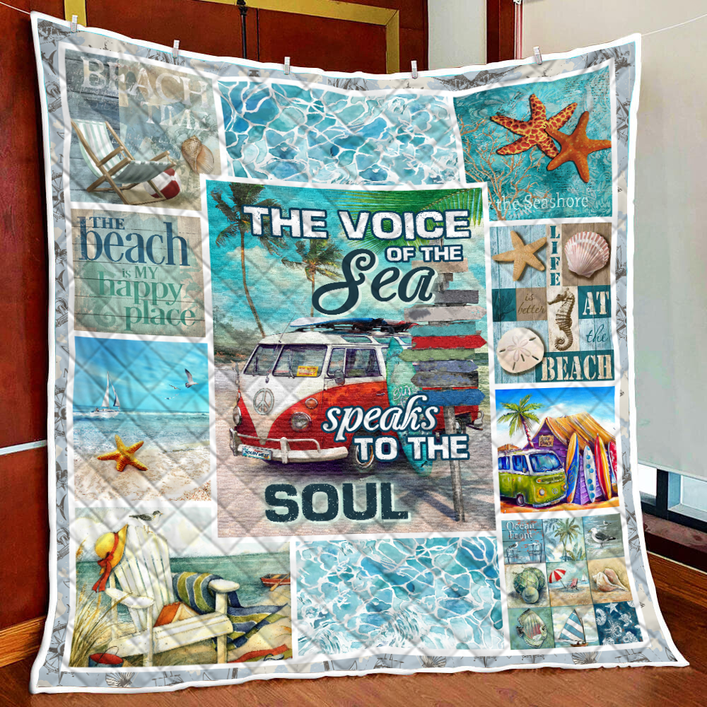 The Voice Of The Sea Speaks To The Soul Quilt Blanket Quilt Set Single Quilt