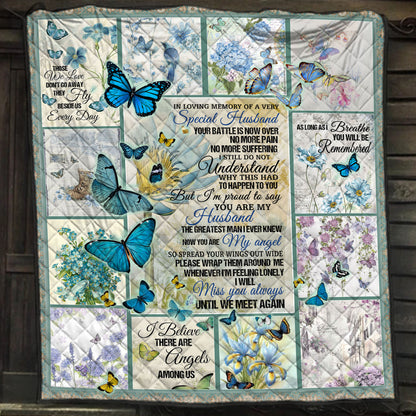 In Loving Memory Of A Very Special Husband Quilt Blanket Quilt Set