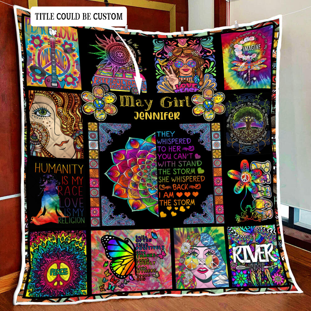 Personalized I Am The Storm Quilt Blanket Quilt Set Single Quilt