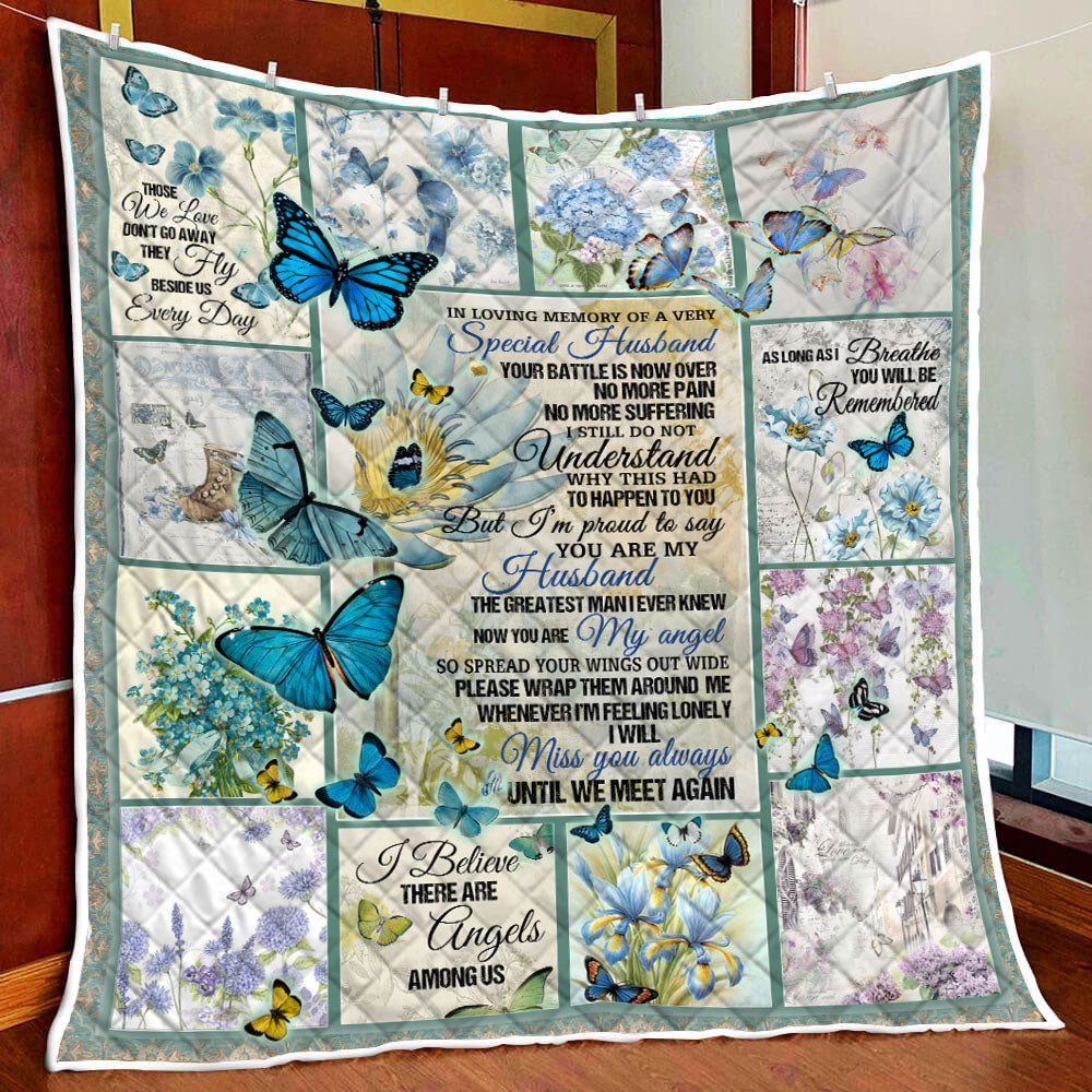In Loving Memory Of A Very Special Husband Quilt Blanket Quilt Set Single Quilt