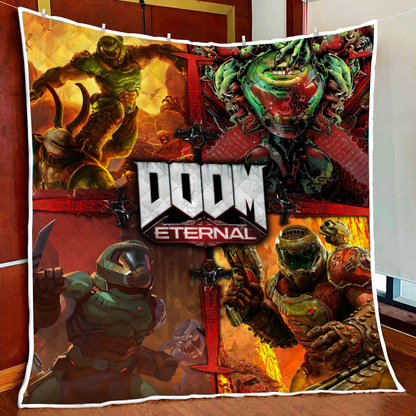 Doom Video Game Quilt Blanket Quilt Set Single Quilt
