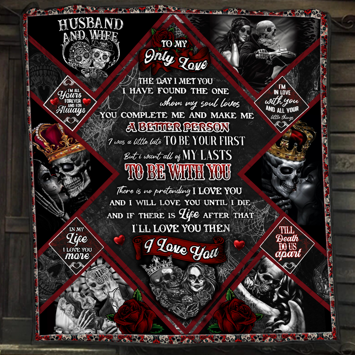 To My Only Love Quilt Blanket Quilt Set