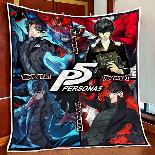 Persona 5 Video Game Quilt Blanket Quilt Set Single Quilt