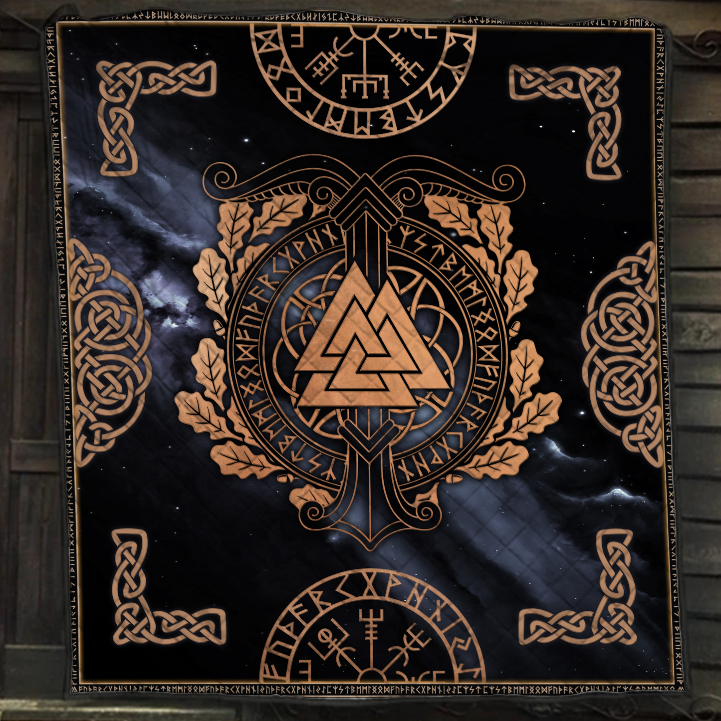 Asgard Viking Symbol Quilt Set