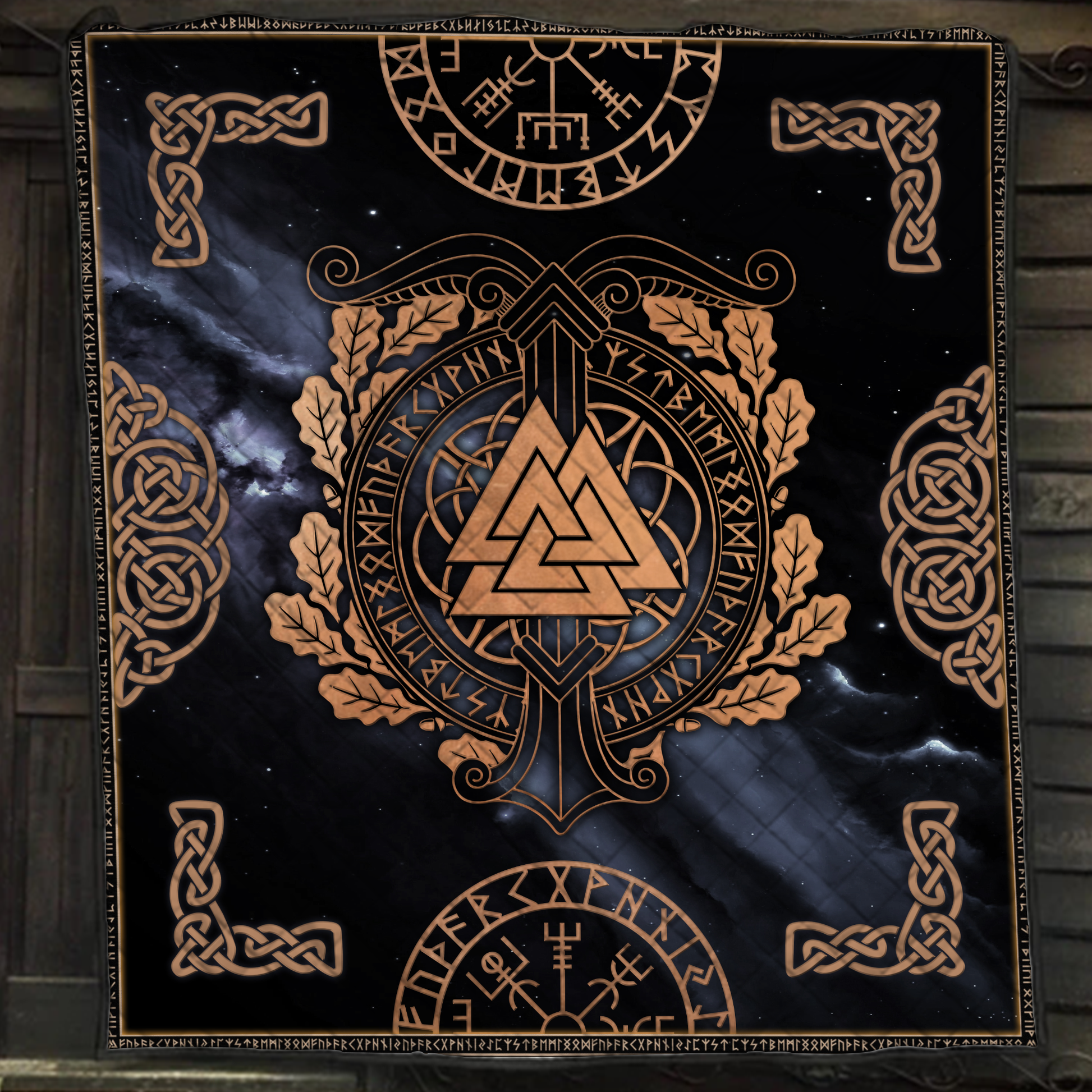 Asgard Viking Symbol Quilt Set