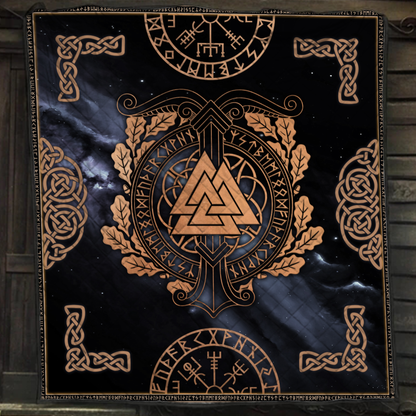 Asgard Viking Symbol Quilt Set