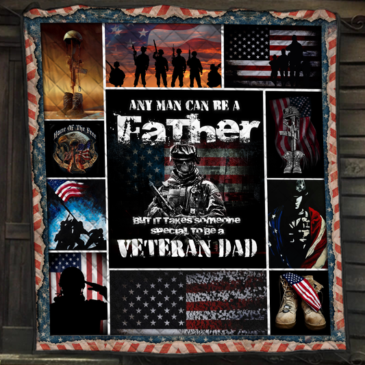 Veteran Dad Quilt Blanket Quilt Set Single Quilt