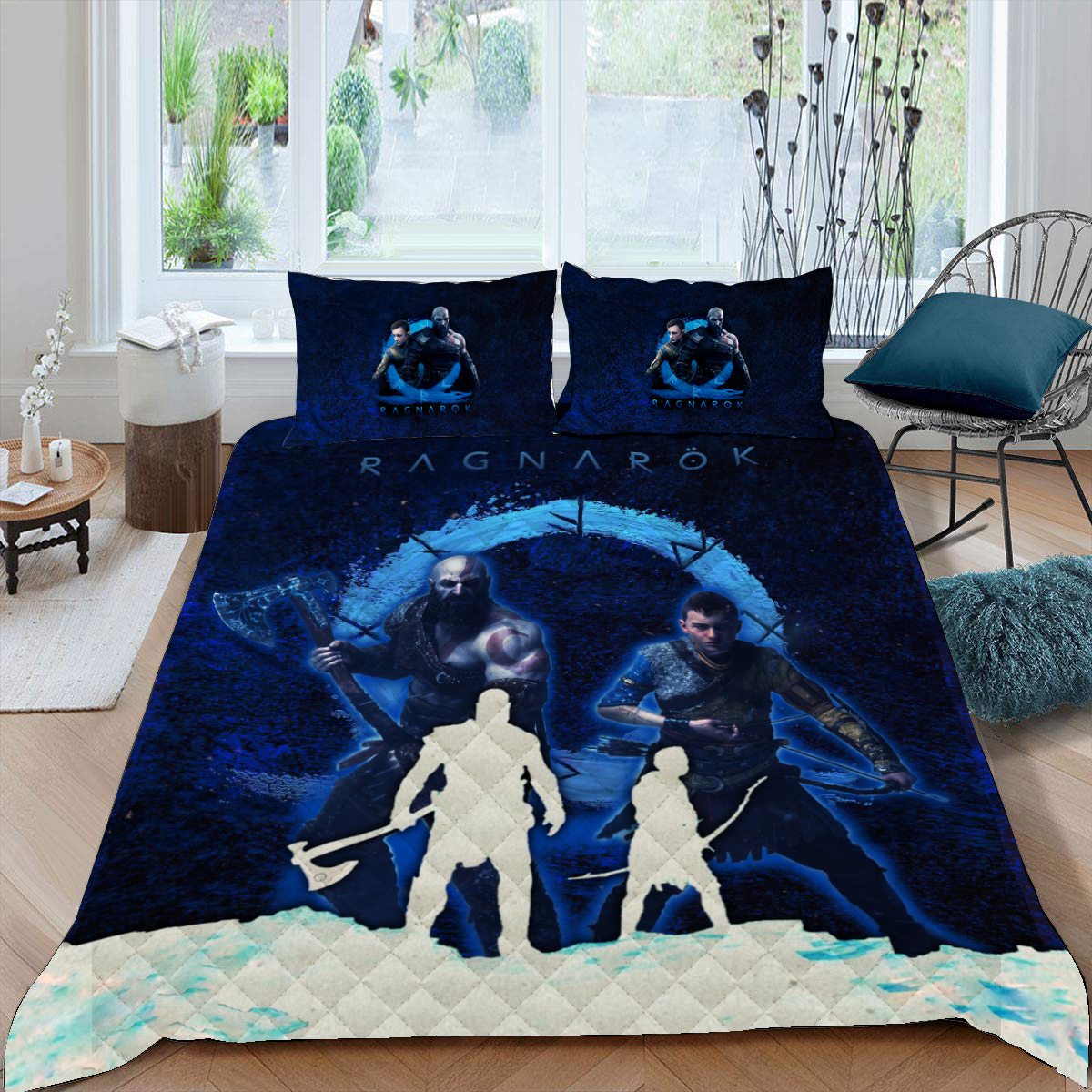God of War Ragnarok Video Game Quilt Blanket Quilt Set Quilt Set