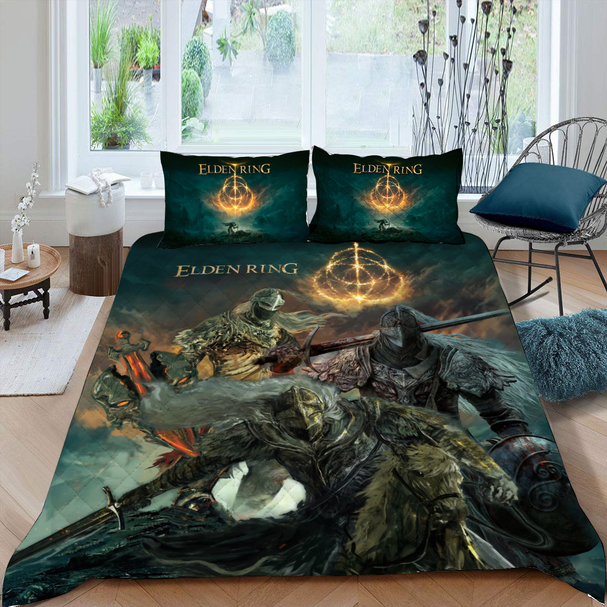 Elden Ring Video Game Quilt Blanket Quilt Set Quilt Set