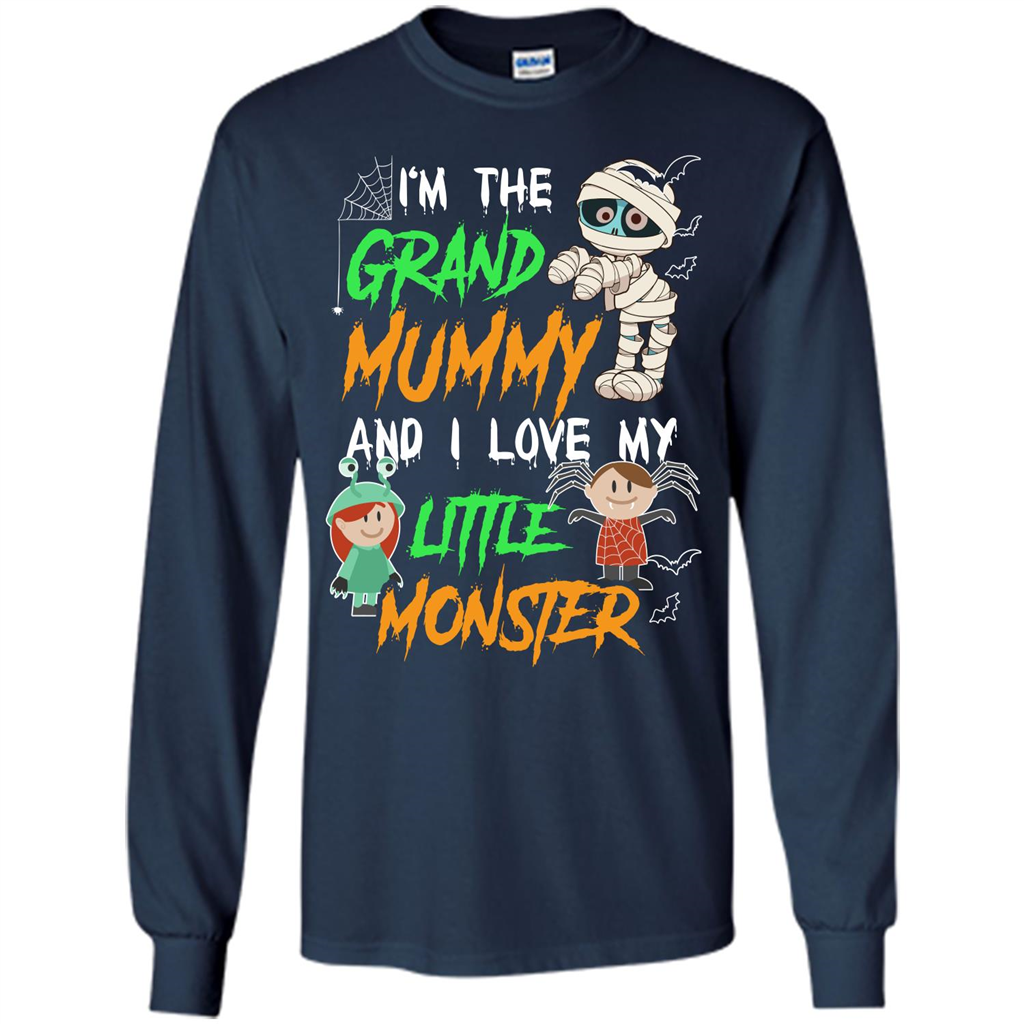 Halloween T-shirt Grand Mummy T-shirt Navy