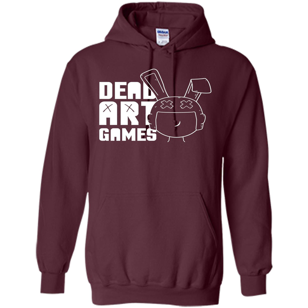 Dead Art Games T-shirt Maroon