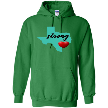 Texas Strong Support Texans T-shirt Irish Green