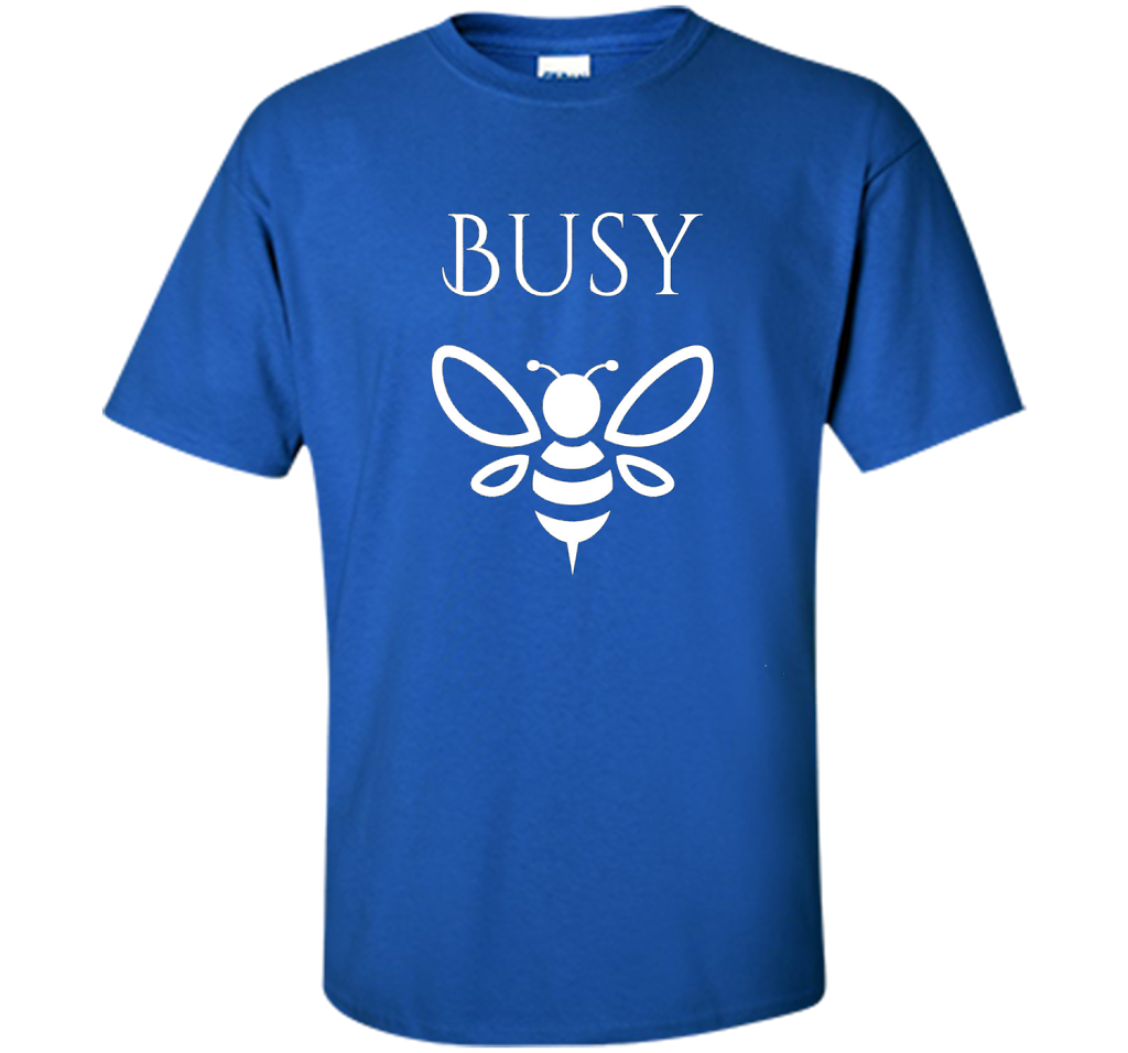 Busy Bee Bumble Bee shirt t-shirt Royal